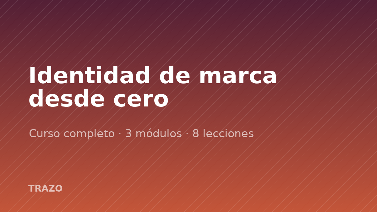 Identidad de marca desde cero